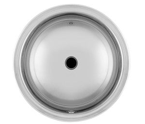 Kindred KSOV19 18 gauge stainless steel drop-in vanity basin