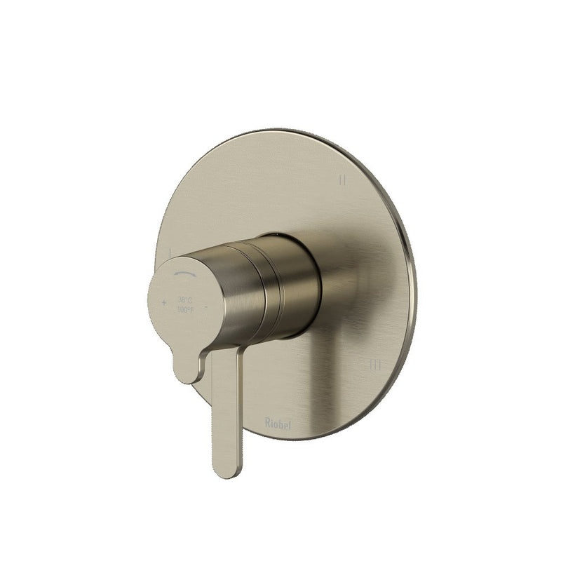 Riobel Nibi TNB45 3-Way Type T/P Thermostatic/Pressure Balance Coaxial Valve Trim (Without Rough-in)