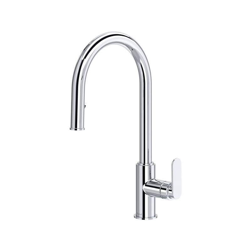 Riobel Arca Pull Down Kitchen Faucet With C-Spout