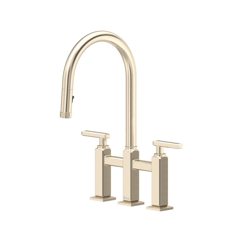 Rohl Apothecary Bridge Pull-Down Kitchen Faucet