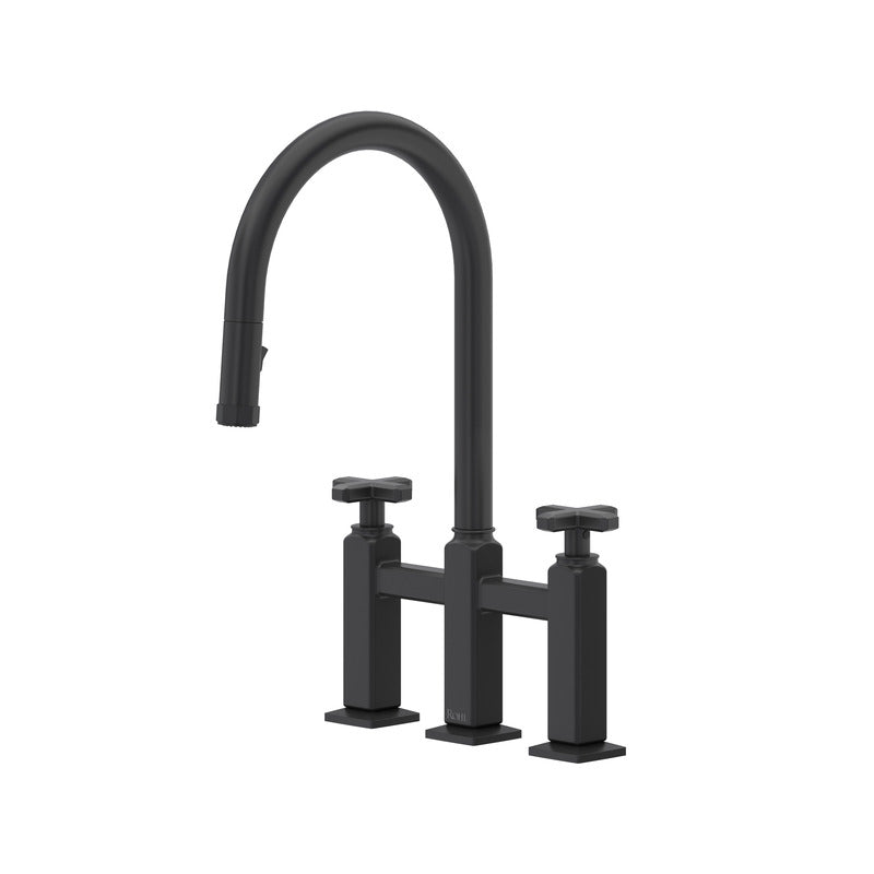 Rohl Apothecary Bridge Pull-Down Kitchen Faucet