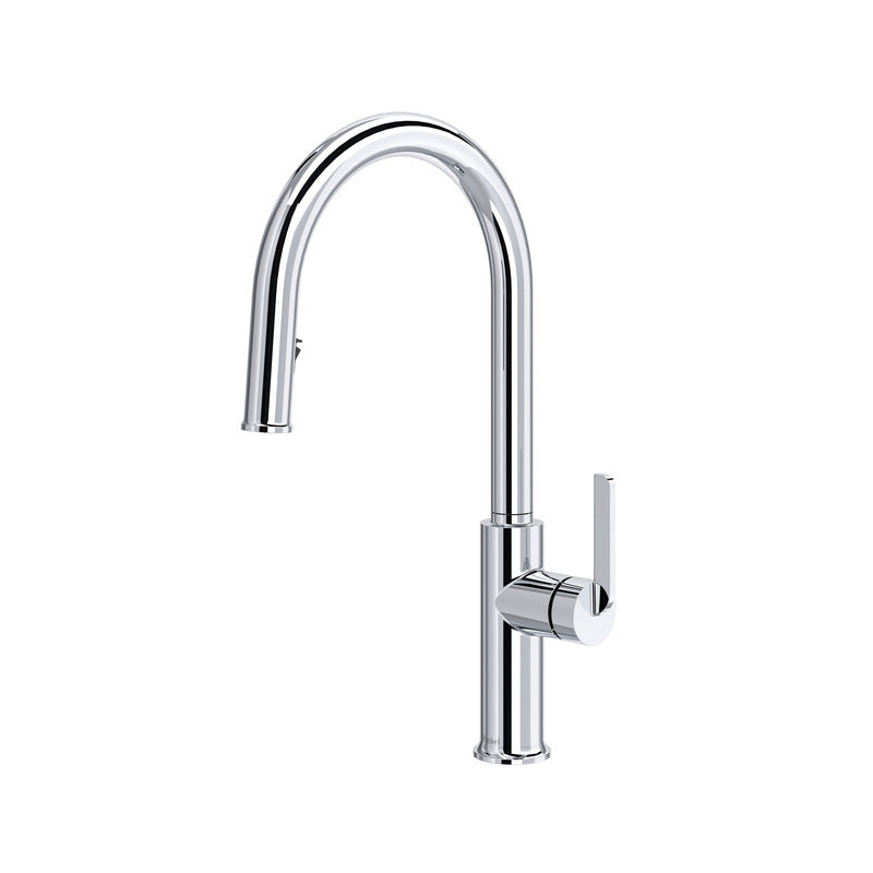 Riobel Authentica AU201 Pull-Down Kitchen Faucet with C-Spout