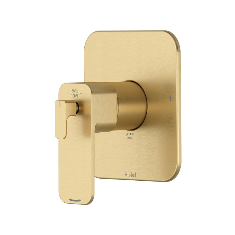 Riobel Equinox 2-way no share Type TP thermostaticpressure balance coaxial valve trim (Without Rough-in)