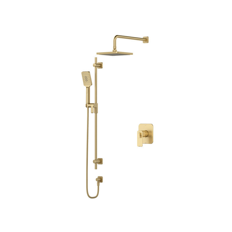 Riobel Equinox TKIT323EQN Type TP thermostaticpressure balance 0.5 coaxial 2-way system with hand shower and shower head