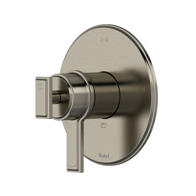Riobel Manifesto 1/2" Therm & Pressure Balance Trim With 3 Functions