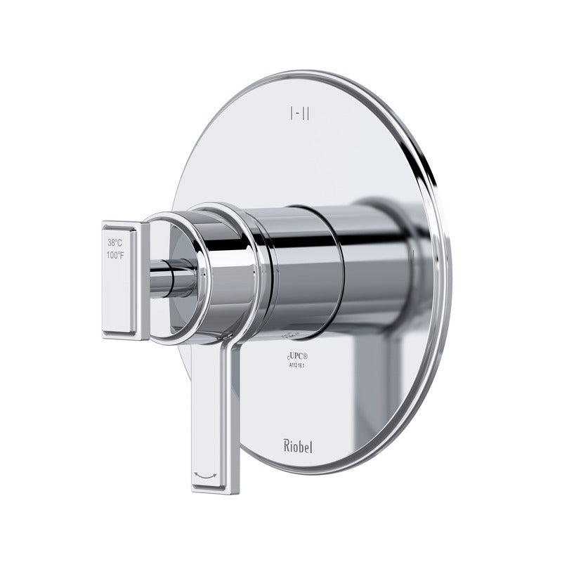Riobel Manifesto 1/2" Therm & Pressure Balance Trim With 3 Functions