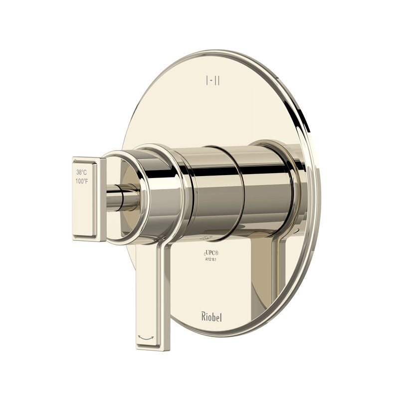 Riobel Manifesto 1/2" Therm & Pressure Balance Trim With 3 Functions