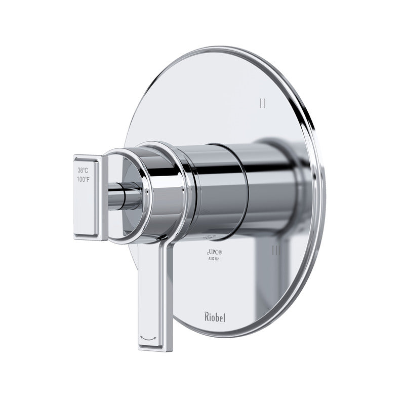 Riobel Manifesto 1/2" Therm & Pressure Balance Trim With 3 Functions
