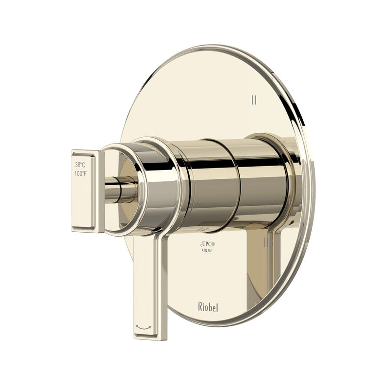 Riobel Manifesto 1/2" Therm & Pressure Balance Trim With 3 Functions