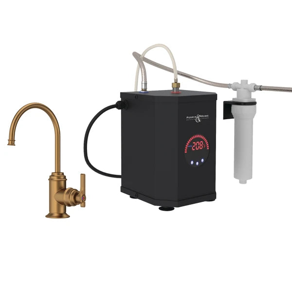 Perrin & Rowe Southbank Hot Water And Kitchen Filter Faucet Kit